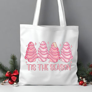 Pink Tis The Season Tree Cake - Christmas, Winter, Gift